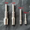 10mm Titane Conseils Titane Clou Mâle Joint Micro NC Kit Ongles Inversés Longueur 40mm Concentré Dab Paille Qater Pipe Verre Bongs