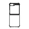 Blank 2D Sublimation TPU + PC phone Cases For Sasmung Galaxy Z flip 3/4/5 with Aluminum Inserts anti slip edge