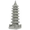 Garden Decorations Asian Decor Home Stone Pavilion Decoration Bonsai Adornment Housewarming Gift Display Prydnad Zen Designad