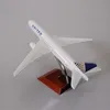 Самолетные сплавы Modle Metal Air American United B777 Airlines Airlines Model United Boeing 777 модель самолета Diecast Scale Gisters 16 см 230830