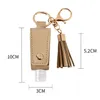 Chaveiros Lanyards Portátil Hand Sanitizer Garrafa Keychain Titular Cleanser Recipiente Cosmético Removível Travel Er Set Gel Drop Deliv Dhdbx