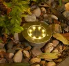 8 LED Outdoor Solar Underground Lamps Floor Buried Lamp Waterproof Landscape Garden Path Way Underground Decking Light LL