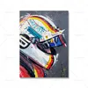 F1 Racewagen Posters en Prints Formule 1 Autobestuurder Man Canvas Schilderijen Muurkunst Foto Woonkamer Motorport Jongenskamer Woondecoratie Geen lijst Wo6