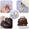 Porte-clés Longes Spring O Ring Alliage Trigger Round Boucle 6 Couleur Crochet Boucles DIY AccessoiresKeychains Drop Livraison Mode Acce Dhcho