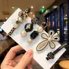 South Korea's high-end pearl style hair clip small fragrance and bangs Side accessories for girls Cute hair clip