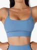 Tanques femininos sexy sutiã esportivo ginásio treino de fitness correndo push-up topos reunião à prova de choque roupa interior almofada no peito removível