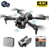 Simulatorer Drone RC K9 4K HD Hinder Undvikande Dual Camera UAV Dual Camera WiFi Remote Control Quadcopter Professional Drone Z908 Gifts X0831