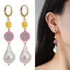 Boucles d'oreilles pendantes coréennes créatives, perles de fruits, mode d'été pour femmes, bijoux cadeaux amusants en perles