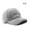 Ball Caps Winter Gepersonaliseerde Pluche Warme Brief Geborduurde Honkbalhoed Outdoor Mannen En Vrouwen Vrijetijdssport Cap Pet Gorras