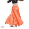 Scen Wear Solid Color Oriental Dancing Modern Dance Kirts Urban High midjeflickan Dräkt Belly Jazz Flamco Dancer Latin Clothes