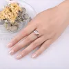 Wedding Rings Jewelry Arrival Honey Heart 3 3ct Morganite Color Gemstone 925 Sterling Silver Statement Ring for Woman Trendy Jewelry 230830