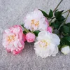 Dekorativa blommor avancerade konstgjorda Phoenix Peony Fake Silk Flores Artificiales for Home Party Wedding Decoration Room Decor