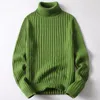 Herensweaters Sing trui heren herfst en winter casual veelzijdige kleding warme onderkant shirt effen kleur draaien 230830