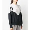 Designertröja Isabels Marants Flocking Printing Casual Loose Pullover Sweatshirt Kvinnor Långärmad tröjor Hoodie