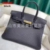 Handbag Tc Genuine Handsewn Home 30cm Women's Bag High Honey Wax Thread Togo Skin Litchi Grain Cowhide Tote Shoulder Bags