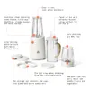 Juicers Personal Blender 12 Piece Set White Icing by Drew Barrymore 230830