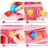 Kitchens Play Food Children's Electric Gashapon Machine Coin operated Candy Game Early Education Learning House Girl Gift 230830