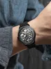 Armbandsur Fairwhale Tourbillon Mechanical Watch Men vattentätt rostfritt stål remskelett automatiska klockor manlig reloj hombre