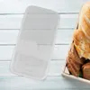 Plates Dispenser Container Bread Storage Box Holder Kitchen Counter Bagel Crisper Loaf Bin Pp Organizer Pantry