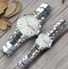 Montres-bracelets Wlisth hommes et femmes montre étanche tungstène acier couple montre-bracelet calendrier semaine quartz hommes montres relogio feminino