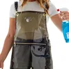 Delantales Moda Delantal de trabajo transparente Impermeable con bolsillo Moda Peluquero Cabello Estilista de uñas Accesorios Mujeres Hombres Uniforme Delantal de cocina 230831