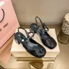 2023 Nya högkvalitativa balettskor Kvinnor Designer Brand Shoes School Jelly Shoes Princess Children's Wear Shoes Designer Shoes Women's Girls Holiday Mary Janes Shoes