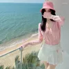 スカートハイウエストAラインプリーツスカートファッションセクシーなホワイトミニ女性女の子日本の夏服パーティーバースデー服