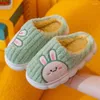 Slipper Kruleepo Spring Winter Slippers Shoes Children Girls Baby Kids Boys Home Cotton Fabric Warm Indoor Floor Sandals