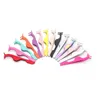 DHL Gratis 15 kleuren Valse Wimperkruller Pincet Fake Eye Lash Extension Applicator Nipper Extra Clip Klem Makeup Tools