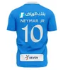 S-4xl 2023 2024 Al Hilal Saudi Soccer Jerseys Neymar Jr Malcom Neves SergeJ Vietto Koulibaly Lghalo Kanno Dom 23 24 fanów Player Kids Football Shirt