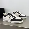 Designer Marke Mann Frauen Praes Daes Coach Casual Schuhe Neue männer Leder Sneakers Dreieck Standard 2 Farben