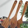 Juegos de utensilios de cocina, juego de utensilios de cocina, cuchara colgante antiadherente, elementos esenciales para raspar de madera