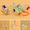 Wasservogelpfeife Keramik Ton Vogelpfeife Cartoon Kinder Geschenke Mini Tier Pfau Pfeifen Retro Keramik Handwerk Pfeife 831