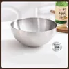 Bowls 304 Stainless Steel Cold Noodle Bowl Soup Korean Style Mixed Rice High Color Value Salad Wholesale