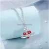 Perlenketten Punk Planet Halskette für Mädchen Frauen 3D Orb Herz SKL Adler Fledermausflügel Anhänger Ohrringe Geburtstag Weihnachten Schmuck GIF AMP0N