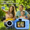 Camcorders New Children Instant Print Camera 10x Digital Zoom Kids Photo Girl's Toy Child Video's Video Boy's Gift Q230831