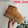 New Thick Bottom Super Ultra Mini boots Winter Snow Boots Fur Ladies tazz Boots Real Sheepskin Wool Low-cut Warm Shoes Man Women Short Boots 2023