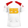 T-shirt de pilote de F1 2024 Fans de l'équipe de Formule 1 T-shirt surdimensionné Été En plein air Casual Sports Tops Hommes Racing T-shirt respirant Jersey