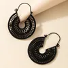 Stud Tocona Vintage Antique Or Noir Argent Couleur Fleur Métal Boucles D'oreilles Punk Alliage Hoop Boucle D'oreille Brincos pour Femmes Bijoux 5673 230830