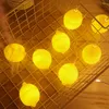 BRELONG LED lemon light string holiday decoration small lantern network red ins string lights store layout flashing light batter277w