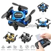 Simulators Mini drone 360 flip-over quadcopter foldable remote control aircraft one-touch landing automatic hovering helicopter novice toy x0831