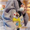 Portachiavi Cordini Portachiavi Fashionself 3D Mticolored Cute Dog Pu Pelle Difesa Lega Regalo Per Ragazza Amica Coppia Miri22 Drop Delive Dhk7E