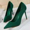 Shoes New Women Pumps Suede High Heels Shoes Fashion Office Shoes Stiletto Party Shoes Female Comfort Women Heels 230807