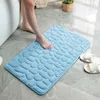 Home Badmat Geplaveide Reliëf Badkamer Tapijt Wateropname Antislip Memory Foam Absorberend Wasbaar Tapijt Toilet Vloermat HKD230829