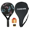 Squash rackets comewin padel racket tennis kolfiber mjuk eva ansikte tennis paddel racket racket med padle väska täcke med gratis present 230831