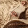 Mens suéteres primavera e outono lazer lapela lã tshirt manga comprida camisa polo cor sólida malha bottoming 230830
