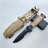 GBステンレススチールブレード固定狩猟ナイフサバイバルキャンプカッターEDCツール屋外戦術ナイフ