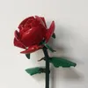 Fiori decorativi Rose artificiali Mazzo di blocchi di costruzione Piccole particelle compatibili con fiori assemblati Regalo di festa Serie di rose Aldult