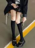 女性靴下夏のミドルトレンドファッション日本のプレッピーかわいいjkユニフォームニットシンホロウアウト