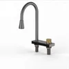 Kitchen Faucets Sink Flying Rain Faucet Waterfall Integrated Stainless Steel Pull-out Gun Gray